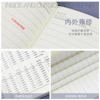 得印（befon） 3709 商务皮面笔记本记事本 A6 黑铁色（单位：本）