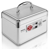 金隆兴 B8049 银行专用印章箱 6格 220*165*150mm(单位：个) 配安全锁 银色