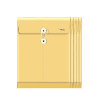 得力（deli） 5910 PP耐折档案袋 A4 12个/组(单位：组) 黄色