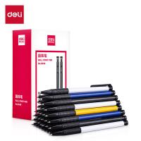 得力（deli） YZB-6546 圆珠笔子弹头 0.7mm 36支/盒(单位：盒) 笔芯黑色 笔杆颜色随机