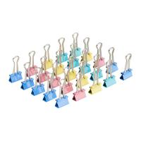 晨光（M&G） ABS92743 Eplus系列彩色长尾夹 15mm 60枚/筒（单位：筒） 颜色随机