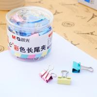 晨光（M&G） ABS92743 Eplus系列彩色长尾夹 15mm 60枚/筒（单位：筒） 颜色随机