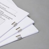 得力（deli） 8591A 透明推夹器 推夹器 1个+补充夹 8枚  （单位：卡） 透明黑