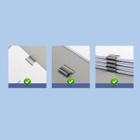 得力（deli） 8591F 推夹器(1推夹器+8补充夹) 16mm  （单位：套） 蓝色