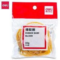 得力（deli） 3218 橡皮圈 100个/袋 黄色   (单位:袋)