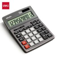 得力（deli） 1671A 12位计算器 183*135.2*38.8mm(单位：个) 深灰色