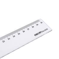 得力（deli） 6230 塑料直尺 30cm(单位：把)