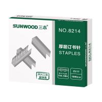 三木（SUNWOOD） 8214 订书钉 包装随机发货 1000枚/盒 （单位:盒）