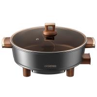 欧锐铂 雅典娜多功能鸳鸯电火锅 ORB-1394 6L（锅深9cm） (单位:台) 灰色
