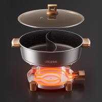 欧锐铂 雅典娜多功能鸳鸯电火锅 ORB-1394 6L（锅深9cm） (单位:台) 灰色