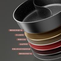 欧锐铂 雅典娜多功能鸳鸯电火锅 ORB-1394 6L（锅深9cm） (单位:台) 灰色