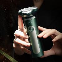 素士（SOOCAS） S5 雅痞理容电动剃须刀 剃须刀续航时长60min+刀头保护盖+鬓角刀+洁面刷+鼻毛修剪器+充电线+清洁刷（单位：套） 墨绿色