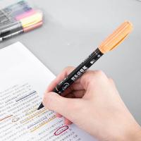 得力（deli） S571 小双头记号笔彩色套装 12色 (单位:盒)