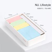 得力（deli） NS116 百事贴 152*76*27mm(单位：盒) 净白