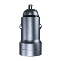 霍尼韦尔（Honeywell） HZCC2 双USB车载充电器 总功率24W 锖色（单位：个）