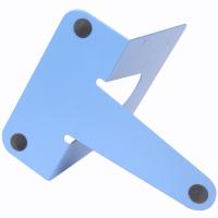 齐心（COMIX） A1101 书立 家用型铁书立 中号7寸  2个/副 （单位:副） 蓝色