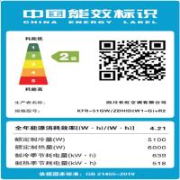 长虹（CHANGHONG）KFR-51GW/ZDHID(W1-G)+R2 壁挂式空调 2匹 二级能效 冷暖 壁挂式 220V （单位：台） 白色