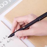 得力（deli） S109 中性笔 0.5mm全针管 黑色 12支/盒 (单位:盒)