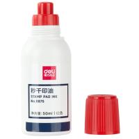 得力（deli） 9875 秒干印油 50ml 红色 (单位:瓶)