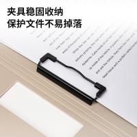 纽赛（NUSIGN） NS178 横式折页板夹 A4(单位：个) 涅槃红