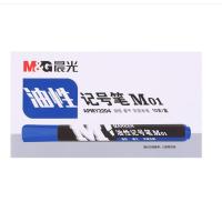 晨光（M&G） 记号笔 M01单头油性 APMY2204 10支/盒 (单位:盒) 蓝色