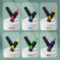 得力（deli） S600 记号笔 10支/盒 （单位:盒） 蓝色