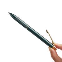 齐心（COMIX） X5 签字笔 金属按动中性笔 子弹头 0.5mm 黑色笔杆 （单位:支） 黑色