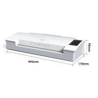 得力（deli） 14372 塑封机 A3最大幅面 70-200mic 银灰色 (单位:台)