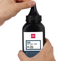 得力（deli） DBH-F388A 碳粉 70g(单位：瓶) 适用惠普 P1007/P1008/P1106/P1108/M1136/M1213nf 黑色
