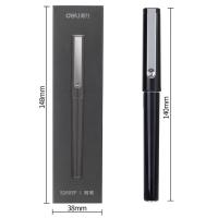 得力（deli） DL-S160EF  钢笔 EF明尖 沉稳办公墨水笔（单位:支） 黑