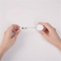 得力（deli） 8309 易拉扣 80cm 白色 12个/盒 (单位:盒)