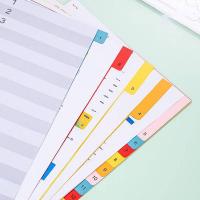 金得利 T1416 活页分格索引纸 225*297mm 16页/包 (单位：包 )