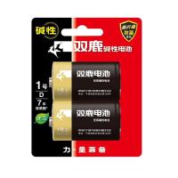 双鹿 LR20 1号碱性电池 1.5V  2节/卡  (单位：卡 )
