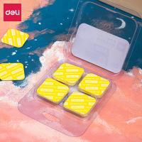 得力（deli） 33607 双面透明胶带 28mm*28mm*1mm 20片/包（单位：包）