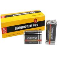 双鹿 9V碳性 电池 10粒/盒（单位：盒）