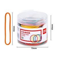 得力（deli） 3219 橡皮筋 50g 彩色 (单位:筒)
