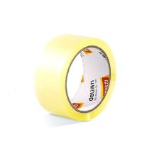 得力（deli） JD150 封箱胶带 45mm*60y*45um 6卷/筒  (单位: 筒)透明黄