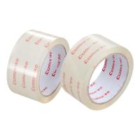 齐心（COMIX） JT5506-2 封箱胶带 55mm*60y*50um 2卷 透明色 (单位:筒)