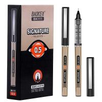 宝克（BAOKE） BK111 直液式针管头走珠笔 0.5mm 12支/盒 (单位：盒 )黑色