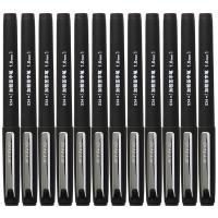 得力（deli） S34 中性笔 1.0mm 12支/盒(单位：盒) 黑色
