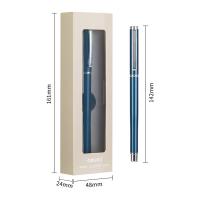 得力（deli） 金属会议签字笔 中性笔 0.5mm 深空蓝（单位：支）