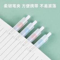得力（deli） A115 按动中性笔 0.38mm 全针管 黑色 (单位:盒)