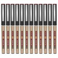 宝克（BAOKE） BK111 直液式针管头走珠笔 0.5mm  (单位：盒 )红色