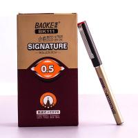 宝克（BAOKE） BK111 直液式针管头走珠笔 0.5mm  (单位：盒 )红色