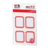 晨光（M&G） YT-07 标签贴纸 35*45mm 4枚*10张 (单位：包) 红色