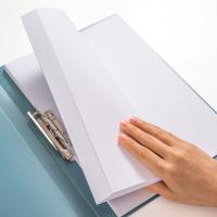 齐心（COMIX） A5718 轻便夹 A4 双强力夹 （单位：个） 莫蓝 新老包装随机发货