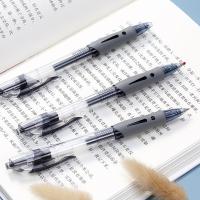 齐心（COMIX） GP108 中性笔 0.5mm 子弹头 按挚式 12支/盒 (单位：盒) 黑色
