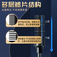 白雪（snowhite） PVR-155 直液式走珠笔签字笔 0.5mm 12支/盒(单位：盒) 黑色