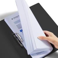 齐心（COMIX） A605 轻便夹 A4 双强力夹 235*315*21mm （单位：个） 黑色 新老包装随机发货