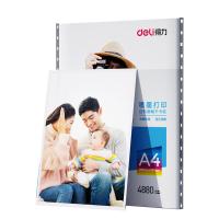 得力（deli） 11825 高光面照片纸 A4 230g 20张/包(单位：包) 新老包装随机